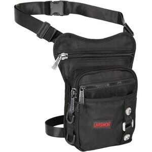 Thigh Pack, Larswon Leg Bag Thigh Pouch Bag Tactical Waist Bag Motorcycle Bag